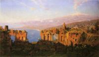 William Stanley Haseltine - Ruins of the Roman Theatre at Taormina Sicily